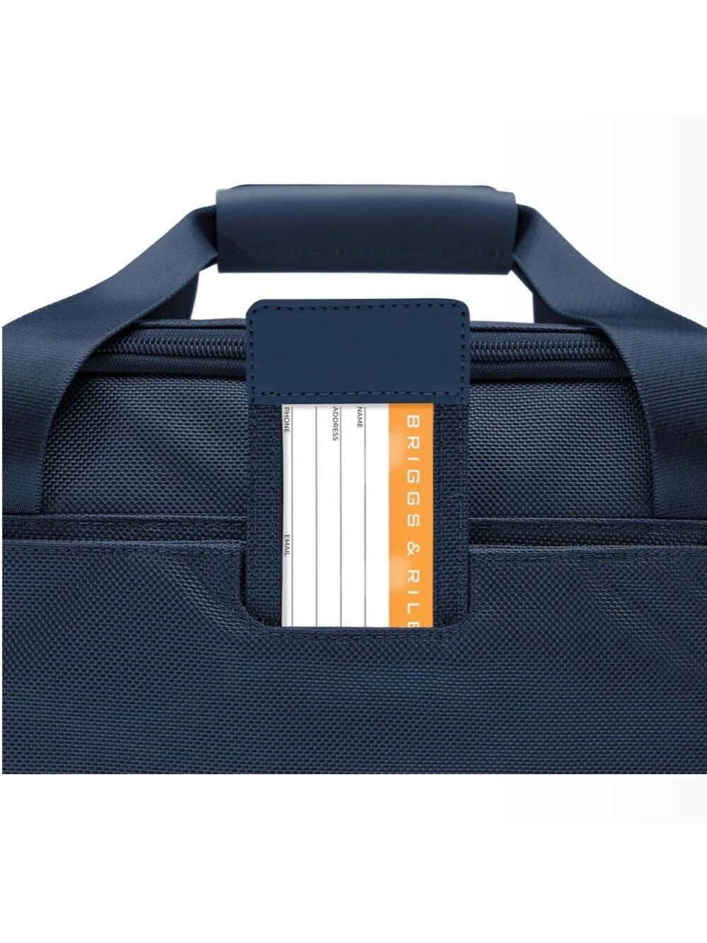 BRIGGS & RILEY BASELINE EXPANDABLE CABIN BAG NEW WITH TAGS NAVY - Picture 4 of 16